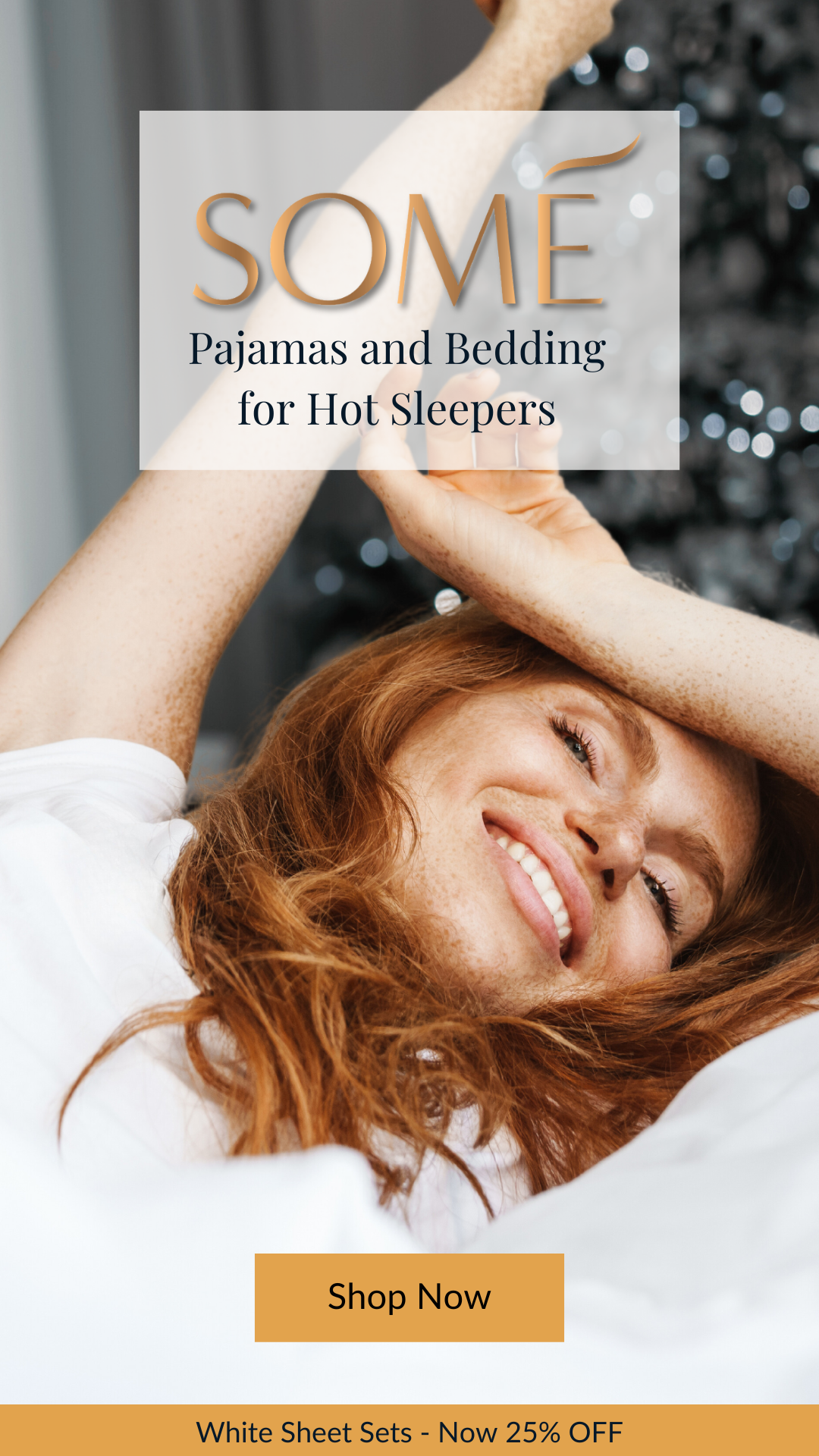 Tempat tidur dengan SOMÉ temperature regulating sheets